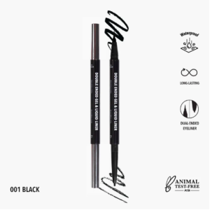 Double Ended Gel & Liquid Liner - Black 01